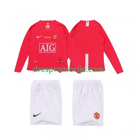 Manchester United Premier League 2008 2009 Dres Retro Dječji Domaći Dugim Rukavima
